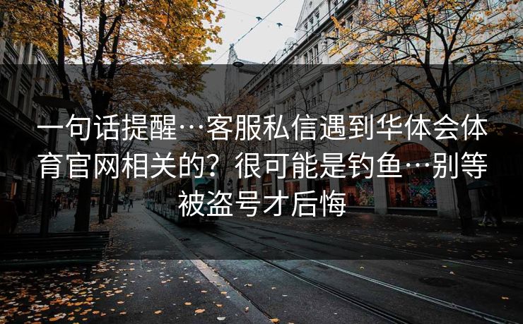 一句话提醒…客服私信遇到华体会体育官网相关的？很可能是钓鱼…别等被盗号才后悔